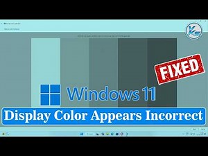 ✅ How To Fix Display Color Appears Incorrect in Windows 11