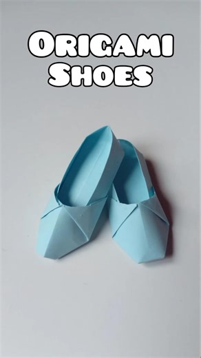 How to Make Paper Shoes - Origami Shoes #diy #origami #shoes #flatshoes #papercraft