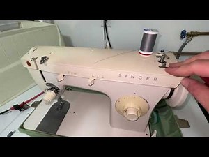 Singer 247 Sewing Machine: Threading The Needle