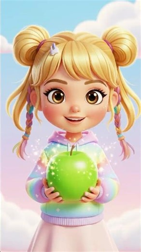 ✨🍏 WAIT… WHAT?! Magic Apple Surprise 🌈 Woopiverse #shorts