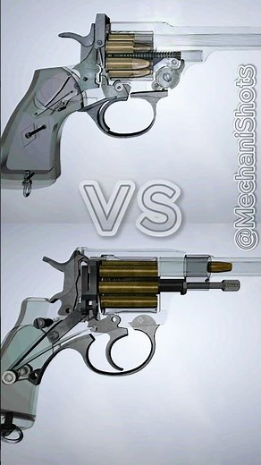 🔫 Clash of the Classics: Nagant M1895 vs Webley Revolver🔫 #NagantM1895 #WebleyRevolver #WWIWeapons