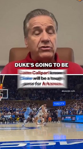 John Calipari told Jon Rothstein he knows Thursday’s matchup with Duke will be a big test for the Razorbacks. | CBS Sports College Basketball