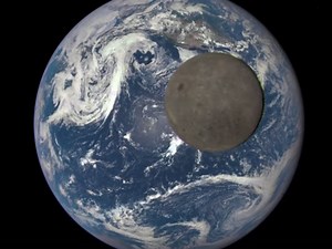 Dark side revealed: New images of the moon captured by NASA's EPIC camera a million miles from Earth