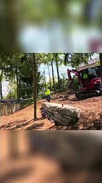 Building Limestone Retaining Walls: Driveway Transformation!