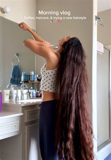 Hair Care Routine: Morning Vlog Coffee, Haircare & New Hairstyle
