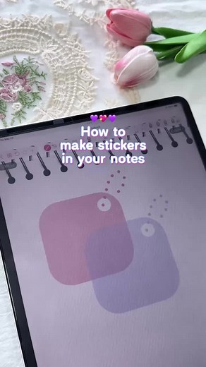 How to Make Stickers for Your Digital Notes