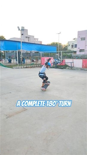 180°degree revert using skateboard #5yearold #skateboarding #sports #india