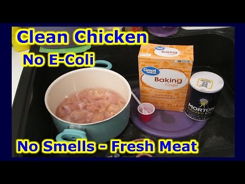 How To Clean Chicken EASILY FAST SIMPLE NO SMELLS - Kill Viruses + E-Coli - Pork Beef Fish Shrimp