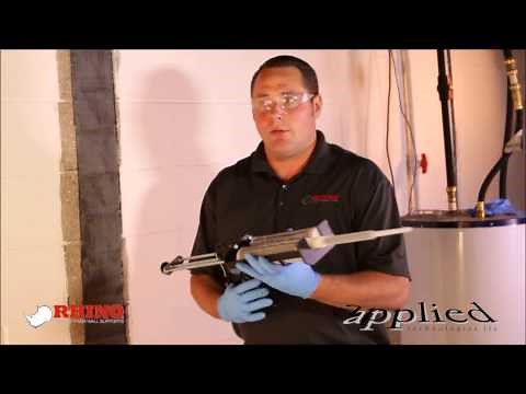 How to Repair and Reinforce Bowed Basement Walls-Rhino Carbon Fiber Instructions