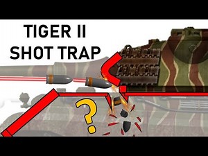 TIGER II SHOT TRAP SIMULATION | Sherman 76mm vs Tiger II (early) | Ansys Armour Piercing Simulation
