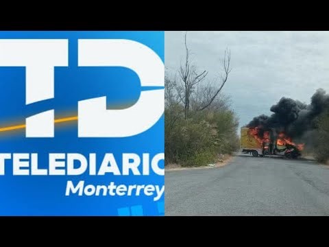 MULTIMEDIOS DENIES fires and blockades in NUEVO LEÓN | Images show a different reality.