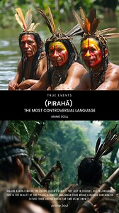 Pirahã The Most Controversial Language Imagine a world where the future doesn't exist — not just in thought, but in language. This is the reality of the Pirahã, a remote Amazonian tribe whose language contains no future tense and no words for time as we know it.#Piraha #AmazonTribe #Linguistics #LanguageAndCulture #NoFutureTense | Anime Soul