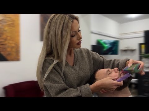 Victoria• Full Beard Grooming ASMR | Beard Trim & Coloring (1+ Hour)