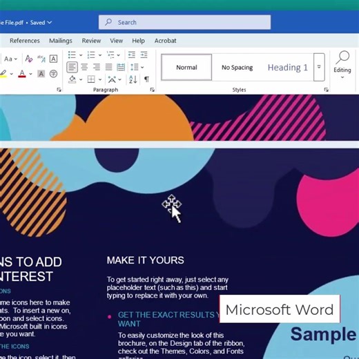 Microsoft Word Editing PDF Documents