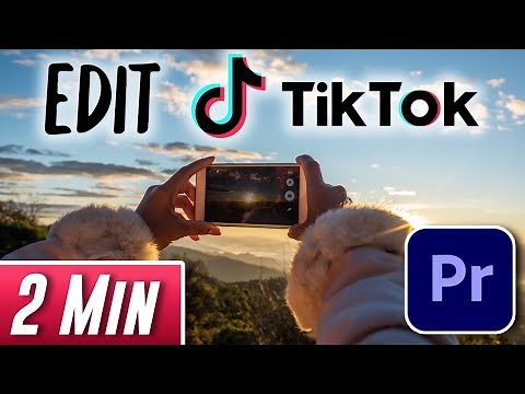 Editing + Exporting for Tik Tok in Premiere Pro!