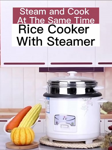 Convenient Rice Cooker With Steamer for Easy Meal Prep