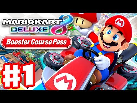 Mario Kart 8 Deluxe: Booster Course Pass - Gameplay Walkthrough Part 1 - Golden Dash Cup!
