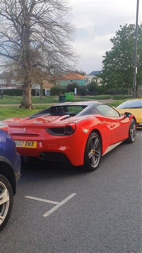 2017 Ferrari 488 Spider Red Lamborghini Diablo