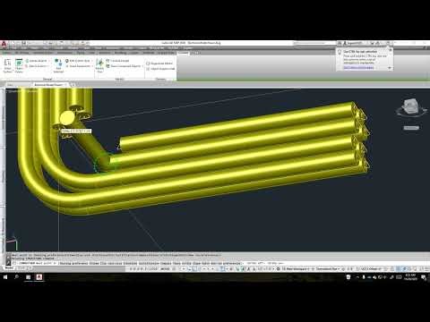 AutoCAD MEP - Parallel Sets of Electrical Conduit Tips & Tricks 2