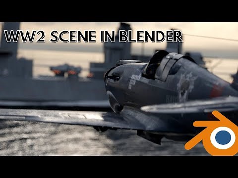 World War 2 cinematic battle scene in Blender 2.91 | EEVEE | CYCLES