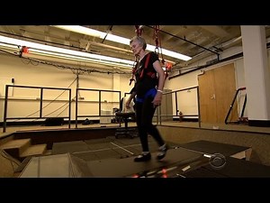 Seniors learn how to fall, with a lot of help