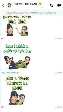 from the start on snap with my bsf!! #fromthestart #confessyourlove #snapchat #texting #text #fyp