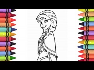 How to draw Queen Anna from Frozen I Disney Frozen 2