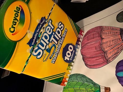 Crayola Supertip 100 Markers Review