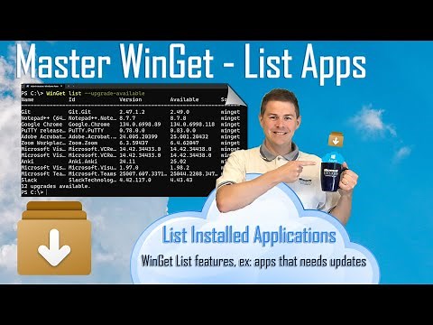 Master WinGet - List Apps (4/9)