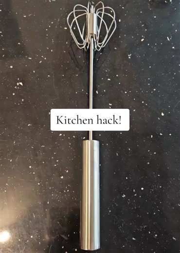 Kitchen hack small, strong and brilliant for minimising lumps when whisking gravy, batter mix etc Great fun for the kids too when teaching them in the kitchen linked in the yellow basket #whisk #baking #toddlerlife #mumsontiktok #foodtok