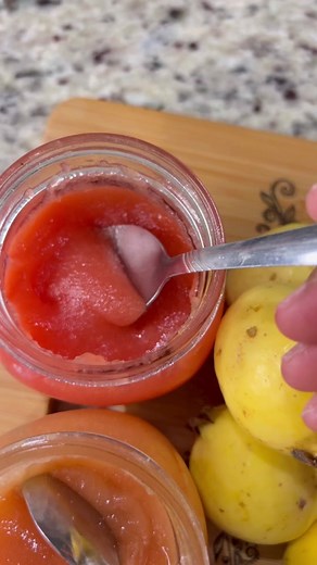 Home made guava jam recipe at “how We Rowes Cook” on YT #guava #guavajam #homemadeguavajam