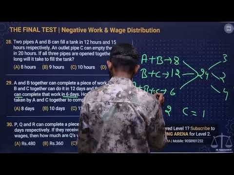 Work and Time part 4 | Quantitative Aptitude | IBPS, SBI, SSC by Jai Verma