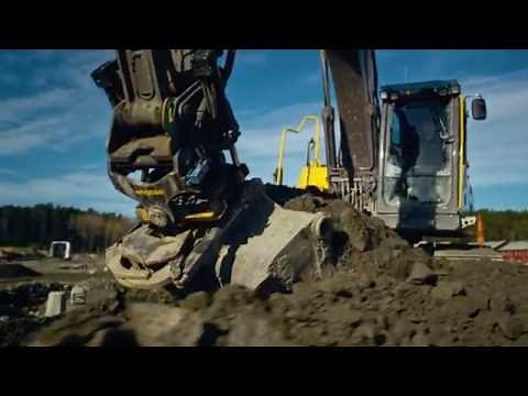 engcon tiltrotator with ePS for 3D machine control systems