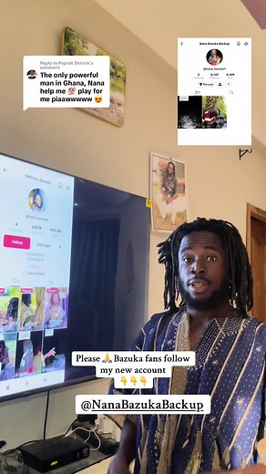 Support Bazuka Fans by Following New Account