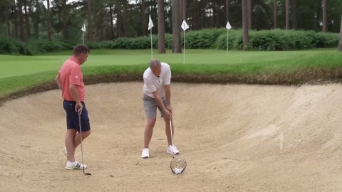 25 Handicap Golfer Learns Bunker Basics From Short Game Pro Dan Grieve