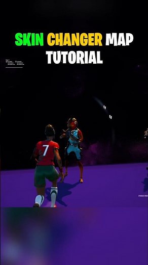 Skin Changer Map Tutorial 💀😳 #fortnite #fortniteclips #gaming
