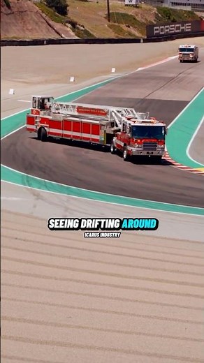 Firetruck Drifts Laguna Seca