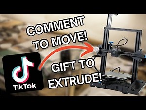 I let people on TikTok Live control my 3D printer with a Raspberry Pi!