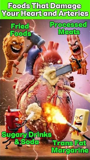 4 Foods That Slowly Destroy Your Heart and Arteries| Senior Fit Nation