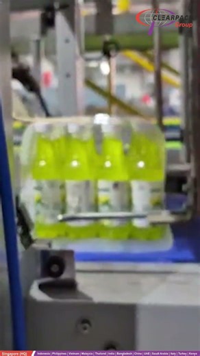 Invospeed S40 - High Speed Shrink Wrapping Machine for Mojito PET Bottles- Clearpack Group