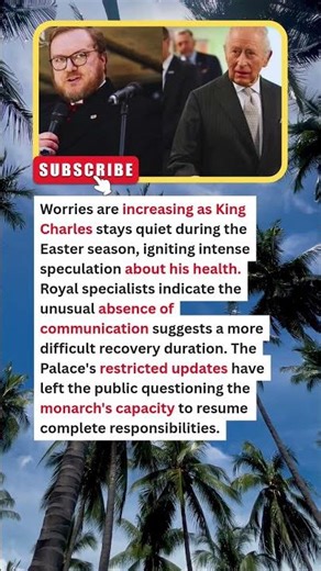 BREAKING: King Charles III’s Sudden Easter Absence Raises Serious Health Concerns