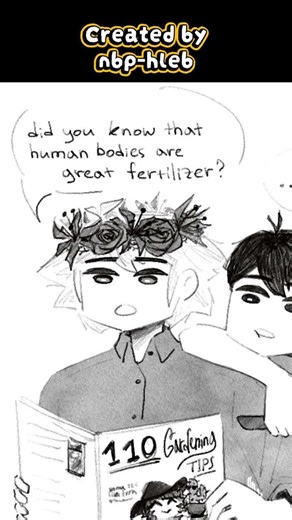 Basil and Sunny Learn Gardening - Omori Comic Dub #omorimeme #omorimemes