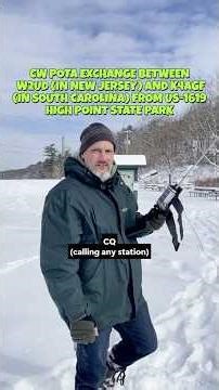 QRP Parks on the Air 16WPM CW POTA CONTACT W2UD w/ K4AGF ELECRAFT KH1