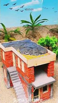 Amazing Mini Brick House Build! 🏠 DIY Miniature Construction