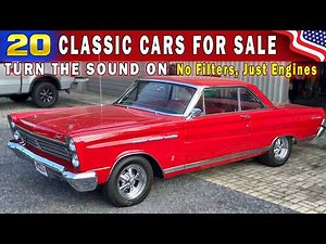 20 Classic Cars for Sale That Sound Too Good to Ignore🚗💥 Real