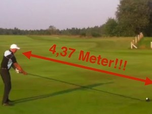 Rekord! Golf-Abschlag mit 4,37 Meter langem Driver