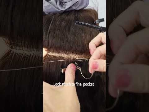 "Genius Weft Installation: Unlock Salon-Worthy Hair Transformation in Every Stitch"❤