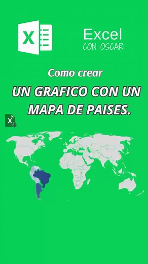 Crear Gráfico Interactivo de Mapas en Excel