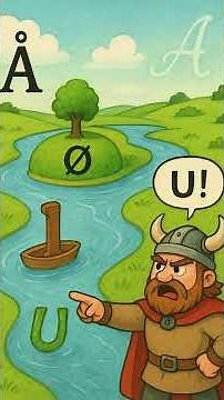 5 Danish Letters You’ll Never Forget | Fun Memory Trick! 🇩🇰 | Å I Ø U A Explained Fast