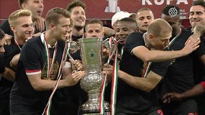 163K views · 159 shares | 2020-ban a Budapest Honvéd emelhette a magasba a Magyar Kupa trófeáját.  | M4 Sport | Facebook